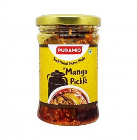 Puramio Mango Pickle   Glass Jar  225 grams